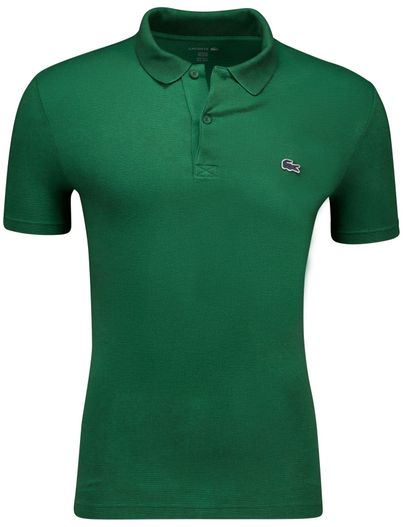 Lacoste Lacoste regular fit polo pique groen korte mouw