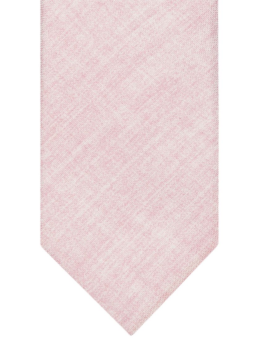 Profuomo stropdas gemêleerd roze zijde geweven
