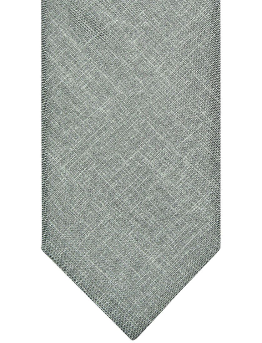 Profuomo stropdas groen zijde gemêleerd