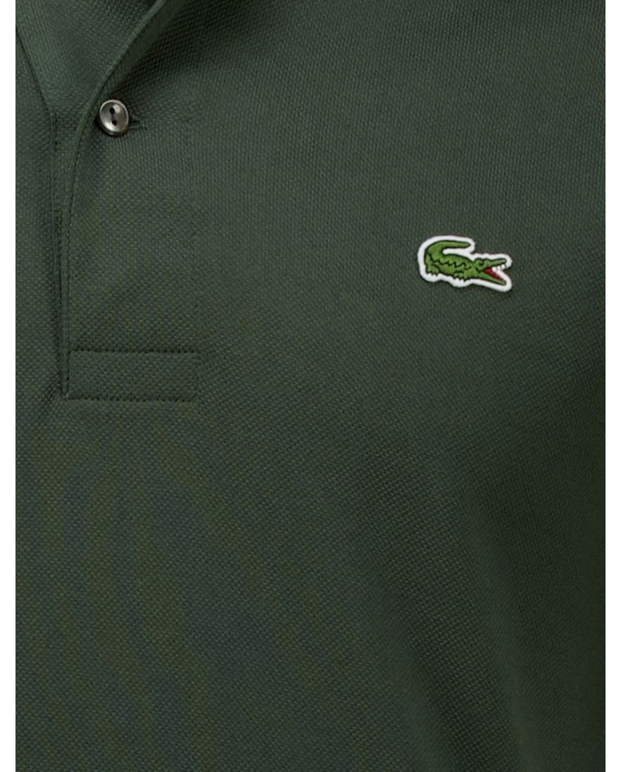 Lacoste polo donkergroen normale fit katoen