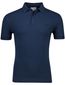 Lacoste polo donkerblauw effen katoen korte mouw normale fit