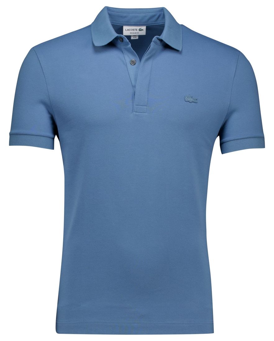 Lacoste polo blauw Regular Fit effen