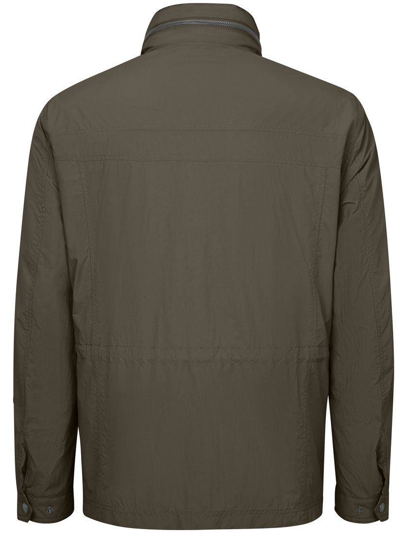 zomerjas Bugatti donkergroen dubbele borstzak wijde fit