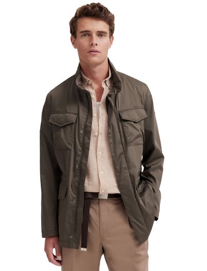 Bugatti Bugatti tussenjas groen 4 zakken effen