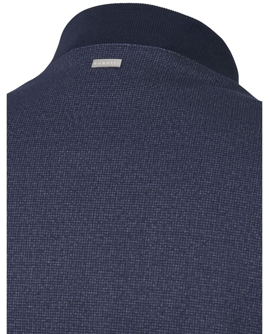 Bugatti bomberjas donkerblauw effen wijde fit