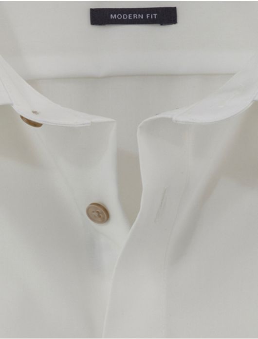 Olymp overhemd beige effen Modern Fit Celebration