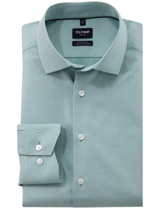 Olymp Luxor 24/Seven overhemd mintgroen