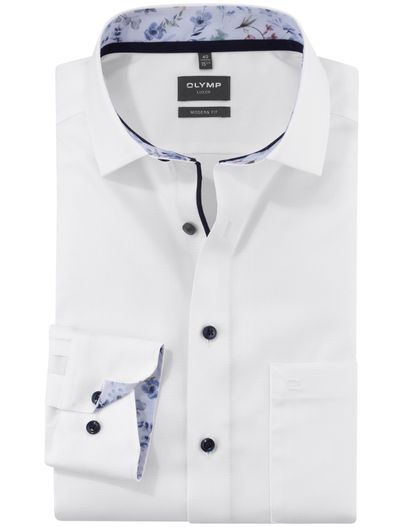 Olymp Olymp Luxor overhemd wit ml7 Modern Fit