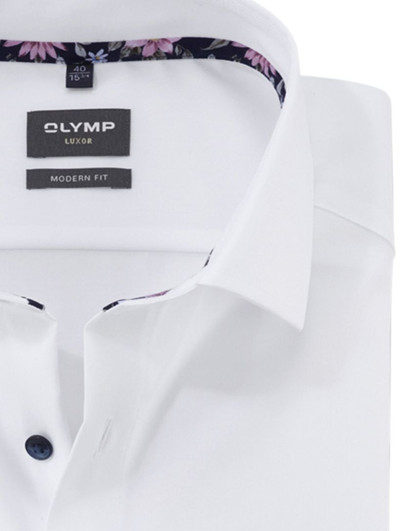 wit Olymp Luxor overhemd Modern Fit