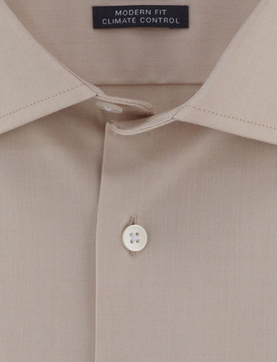 Olymp overhemd beige Modern Fit