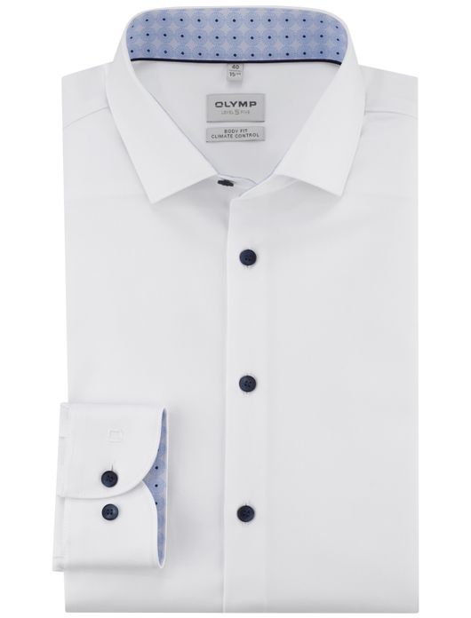 overhemd mouwlengte 7 wit Olymp