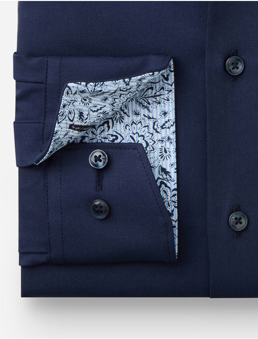 business overhemd donkerblauw Olymp