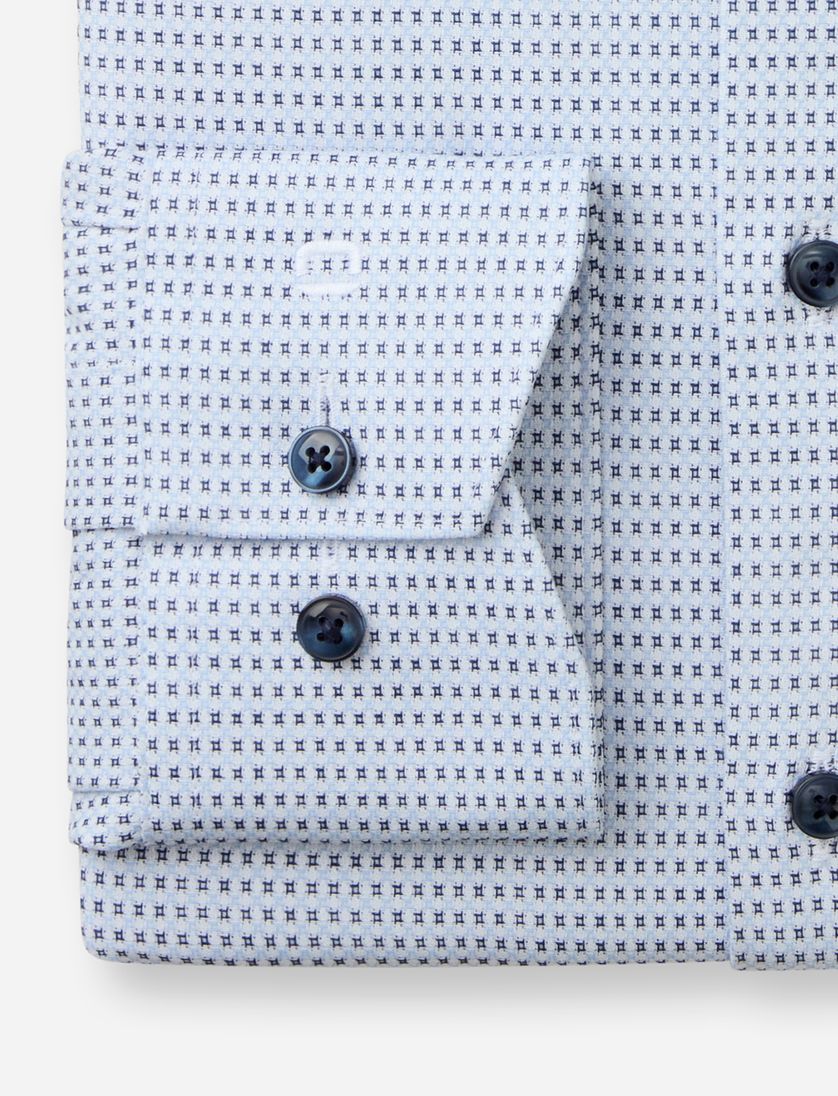 lichtblauw Olymp Luxor 24/Seven overhemd climate control vezel