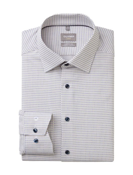 Olymp overhemd blauw Comfort Fit