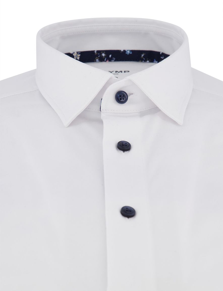 Olymp overhemd wit modern fit effen