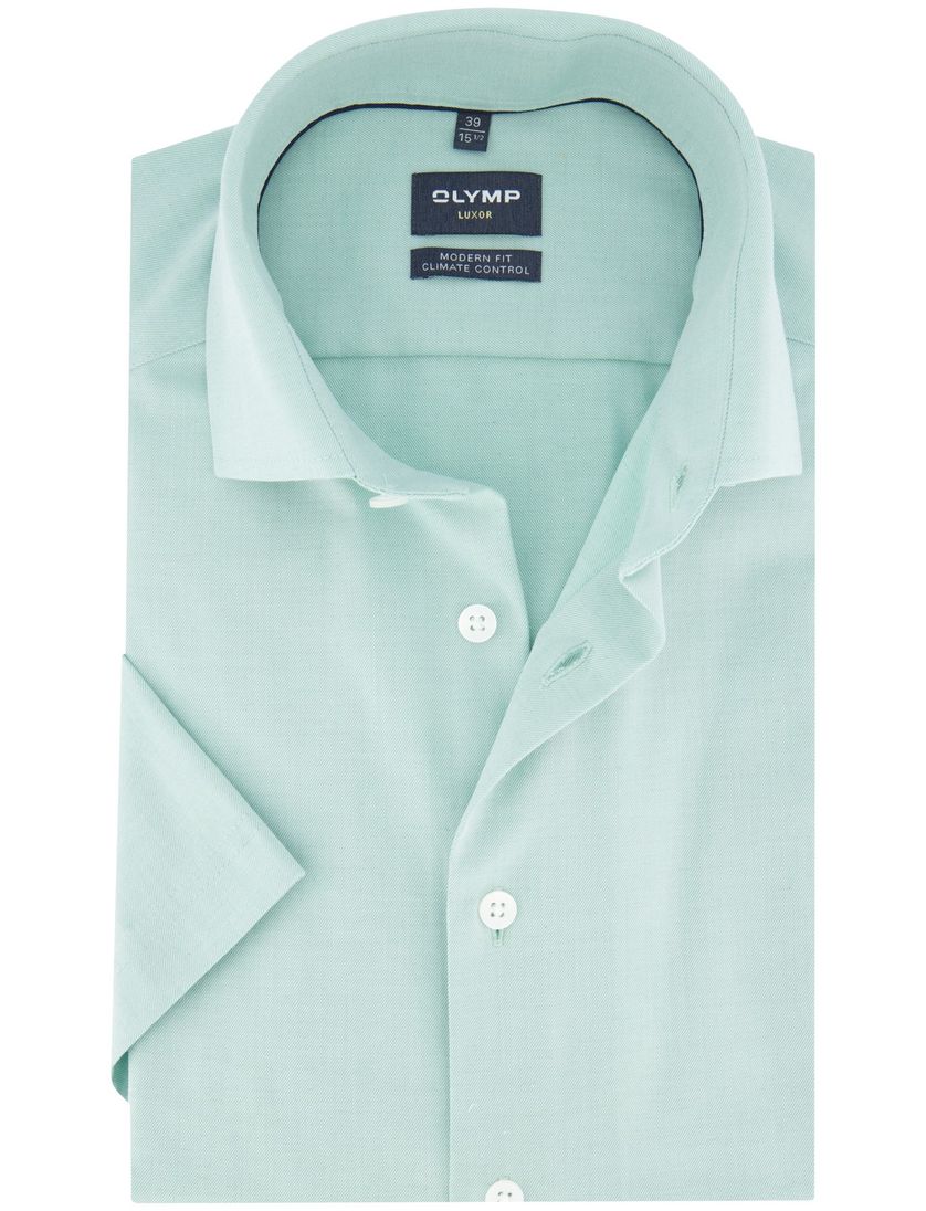 overhemd korte mouw Olymp Luxor 24/Seven groen
