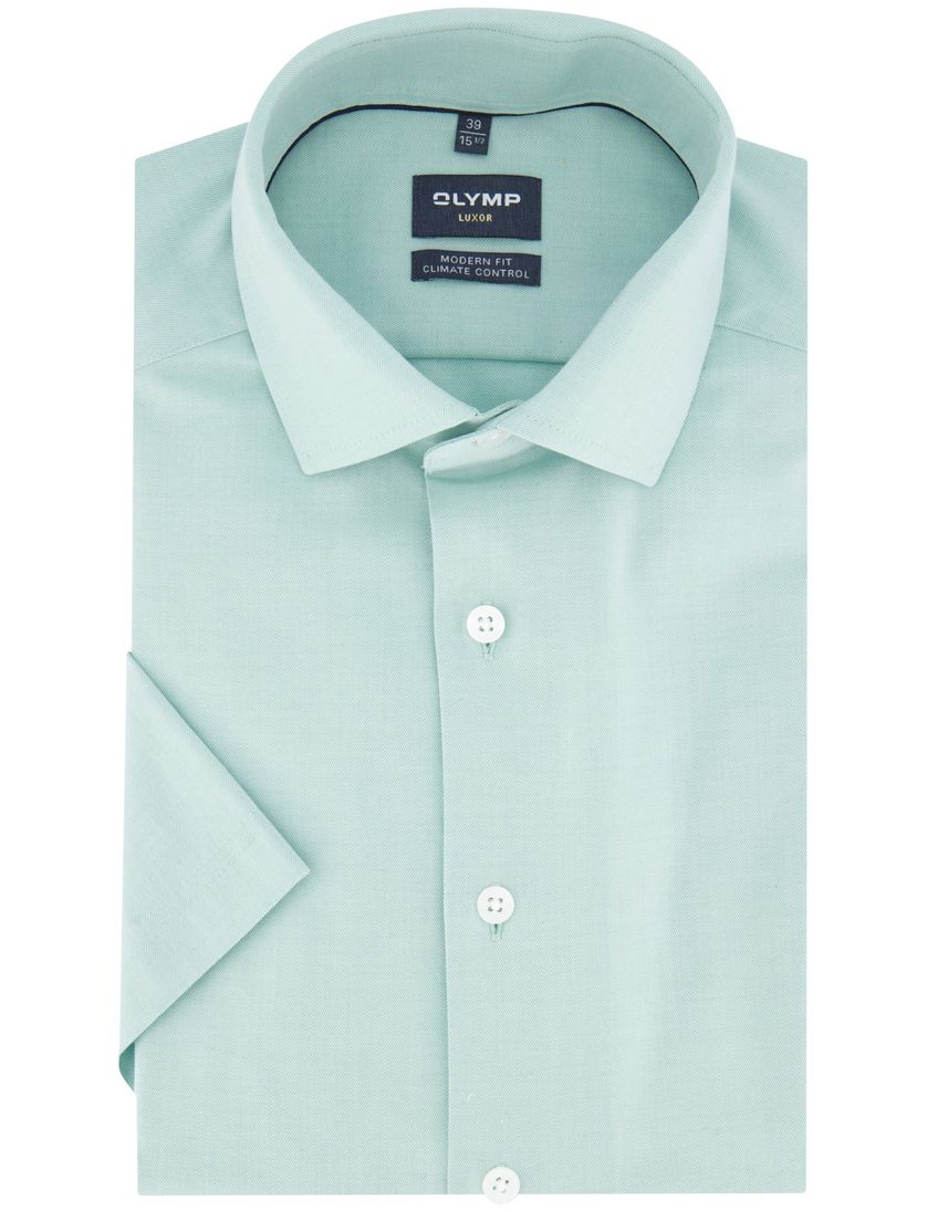 overhemd korte mouw Olymp Luxor 24/Seven groen