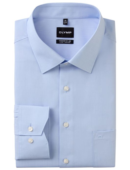 Olymp overhemd blauw Comfort Fit