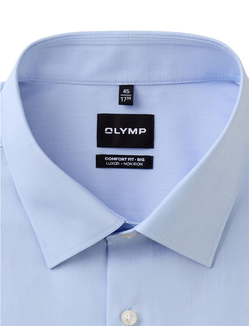 blauw Olymp Big&Tall overhemd