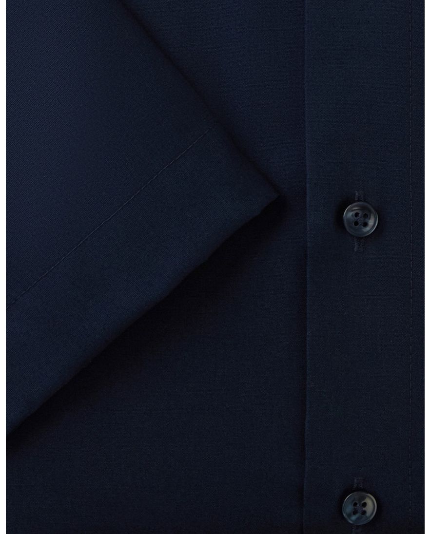 Olymp Comfort Fit - Big overhemd korte mouw donkerblauw
