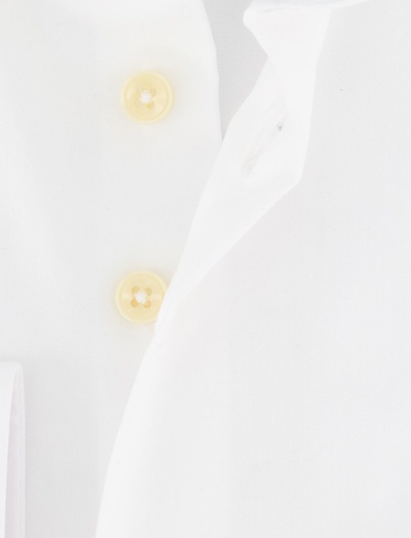 R2 amsterdam overhemd wit katoen wide collar