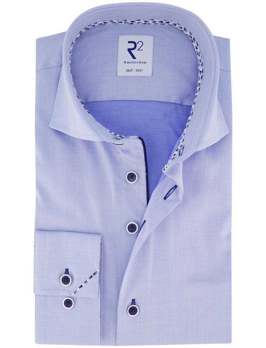 R2 overhemd lichtblauw ml7