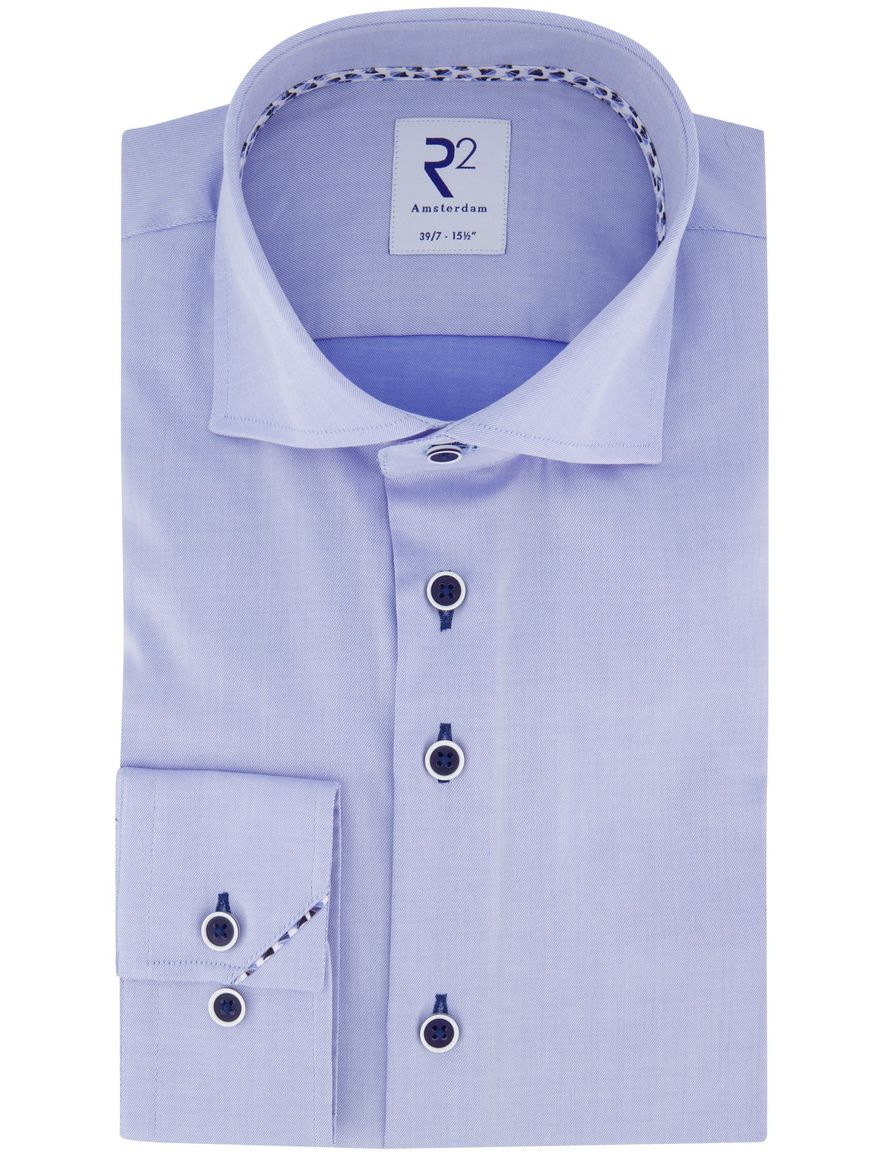 R2 overhemd lichtblauw ml7