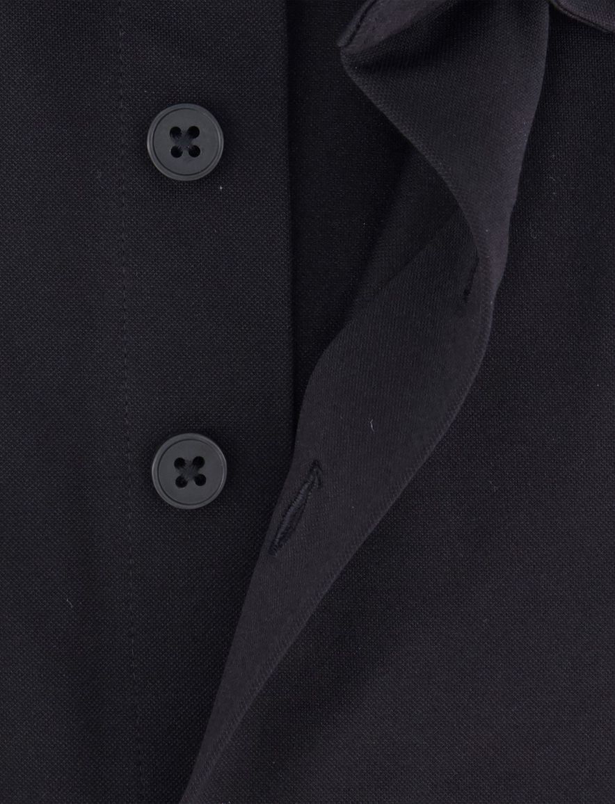 R2 overhemd zwart button-under