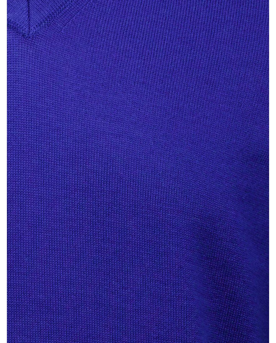 Maerz trui blauw v-hals