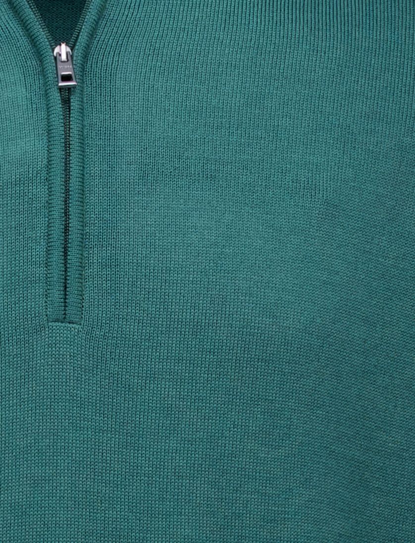 Maerz trui half zip groen