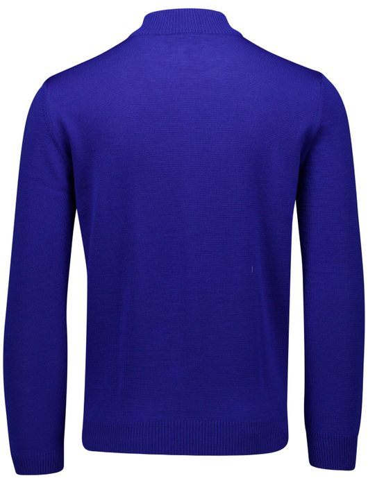 Maerz trui blauw half zip