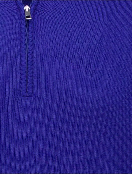 Maerz trui blauw half zip