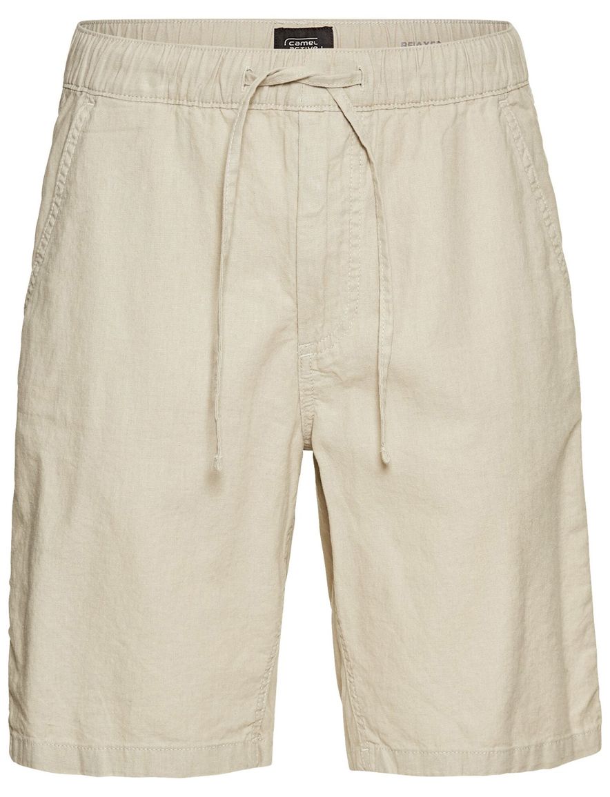 Camel Active korte broek beige linnen