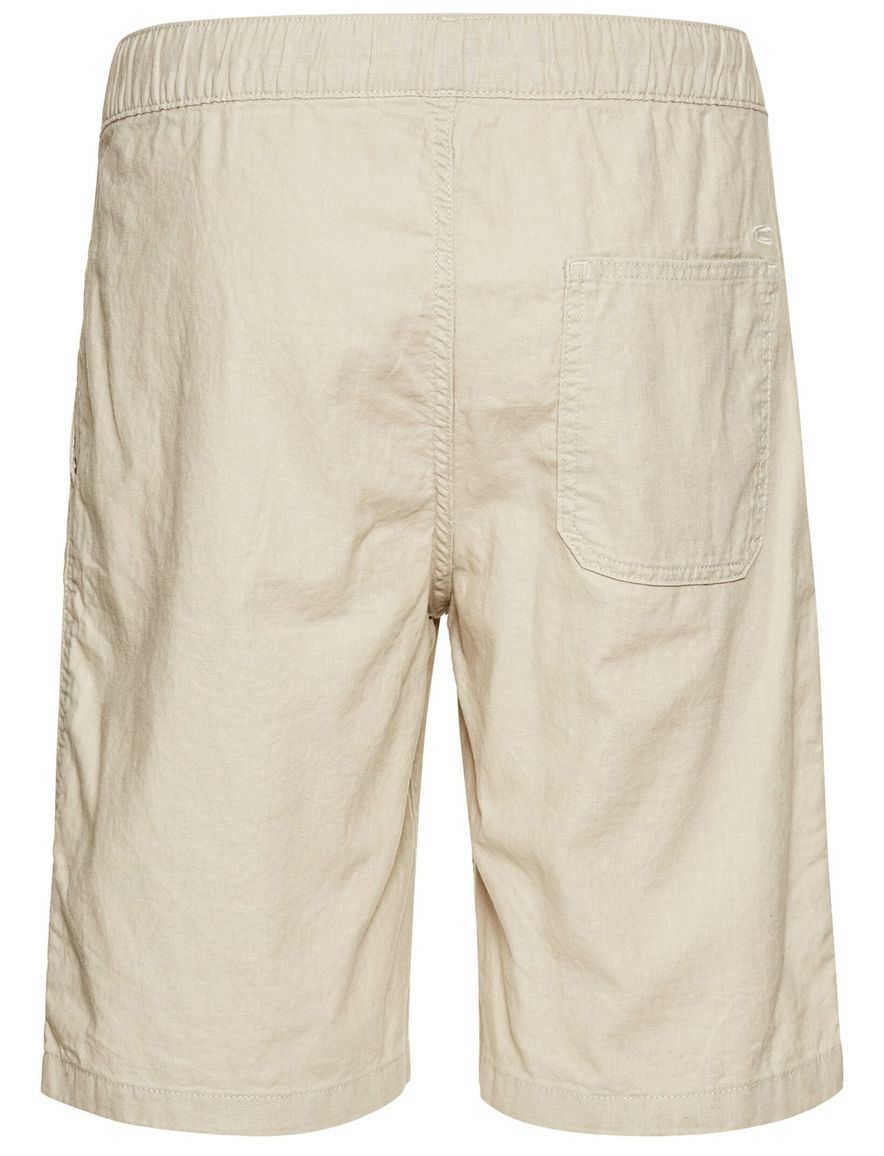 Camel Active korte broek beige linnen