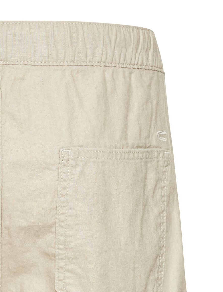 Camel Active korte broek beige linnen