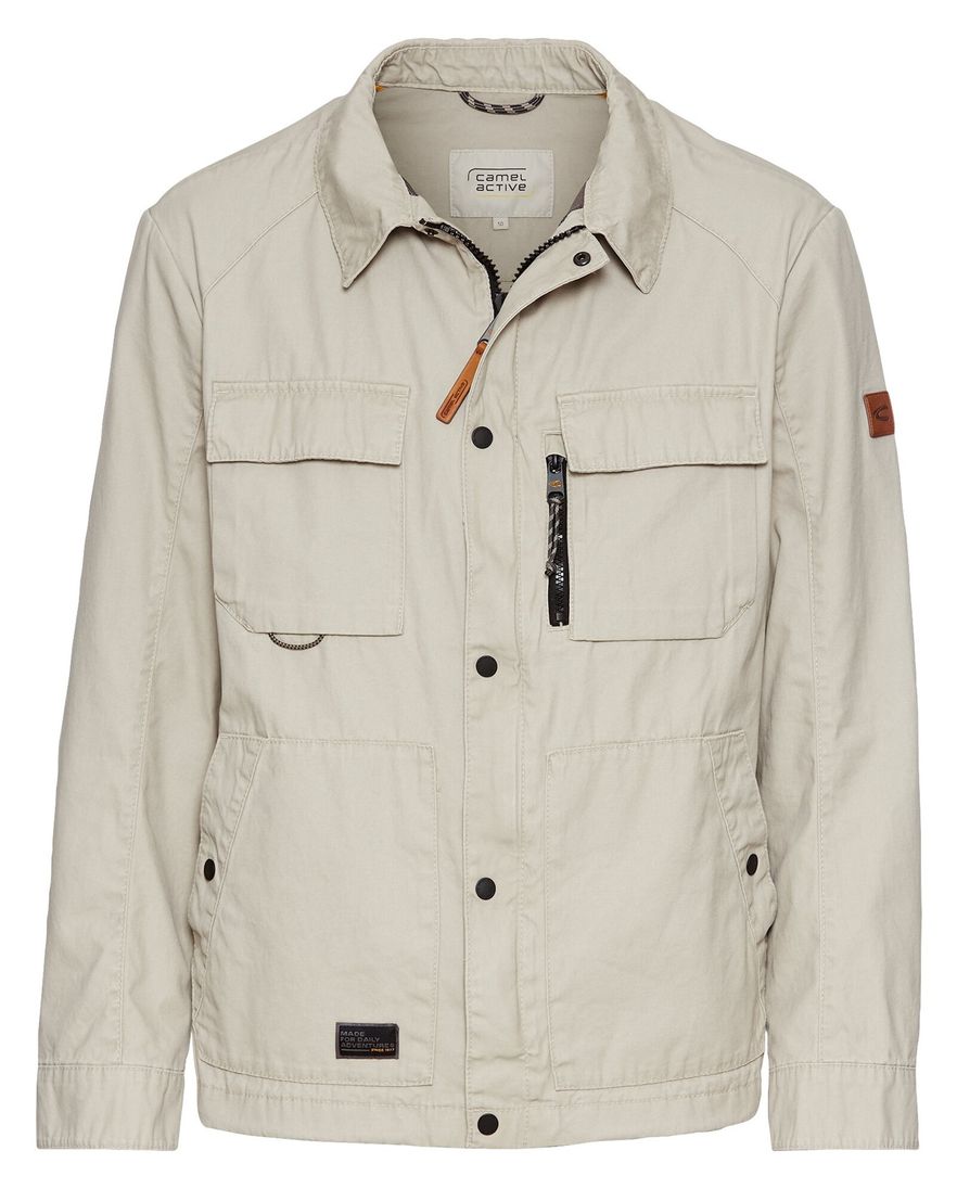 Camel Active jack creme 4 zakken met rits en knoop