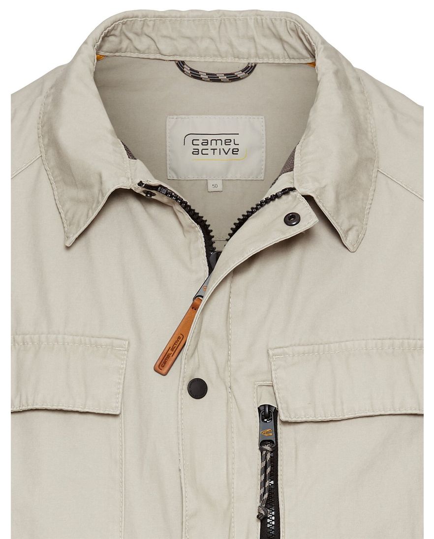 Camel Active jack creme 4 zakken met rits en knoop