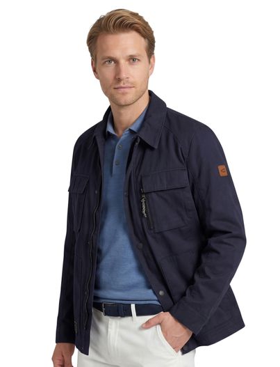 Camel Active Camel Active zomerjas donkerblauw effen