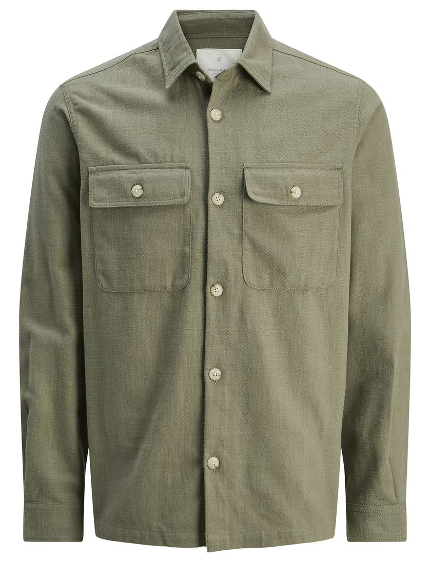 Tea Leaf overshirt Jack & Jones groen