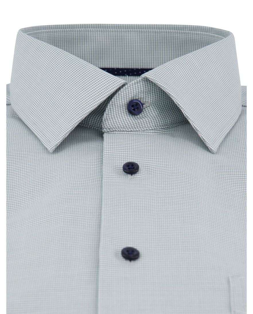 Eterna overhemd groen lange mouw comfort fit