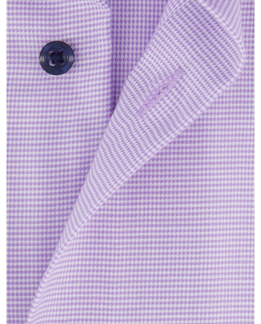 Eterna overhemd paars lange mouw modern fit