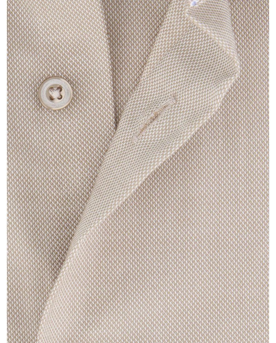 Eterna Performance overhemd beige super stretch