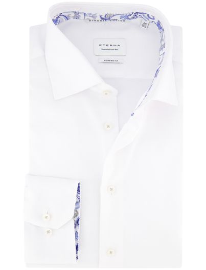 Eterna Eterna overhemd spierwit mouwlengte 7 effen