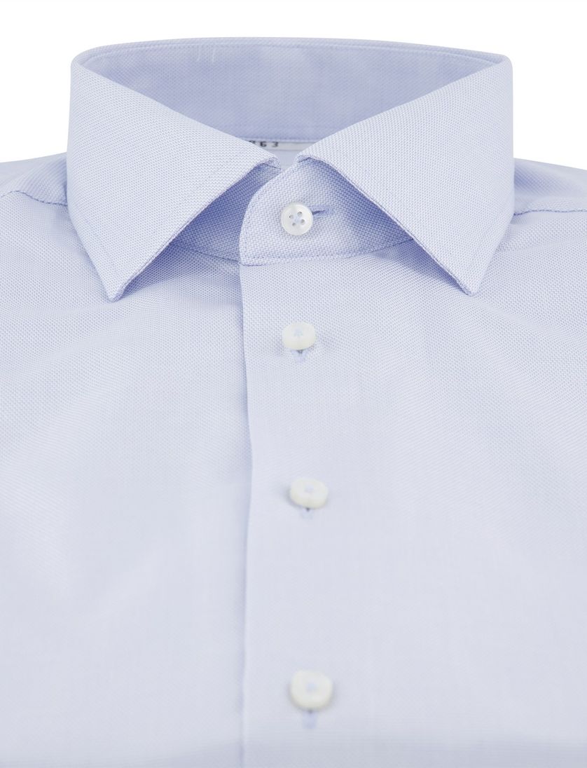 katoenen Eterna overhemd lichtblauw effen normale fit