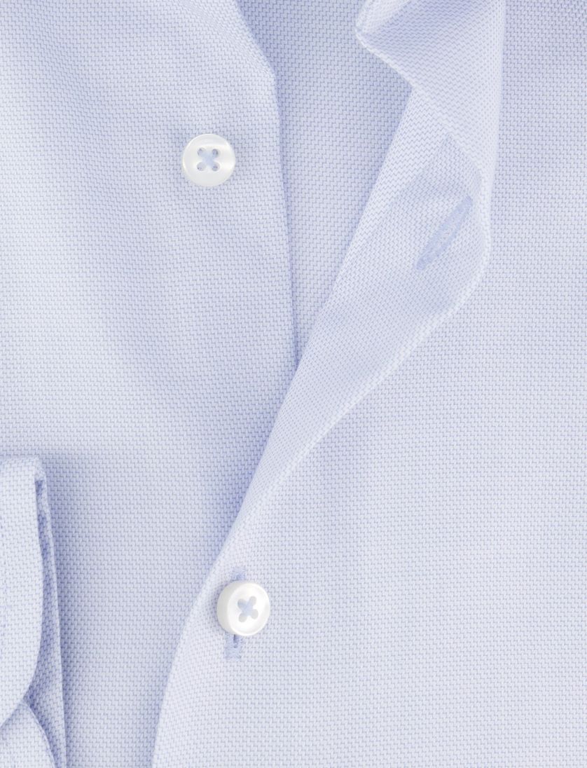 katoenen Eterna overhemd lichtblauw effen normale fit