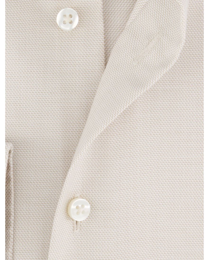 Eterna overhemd beige modern fit lange mouw