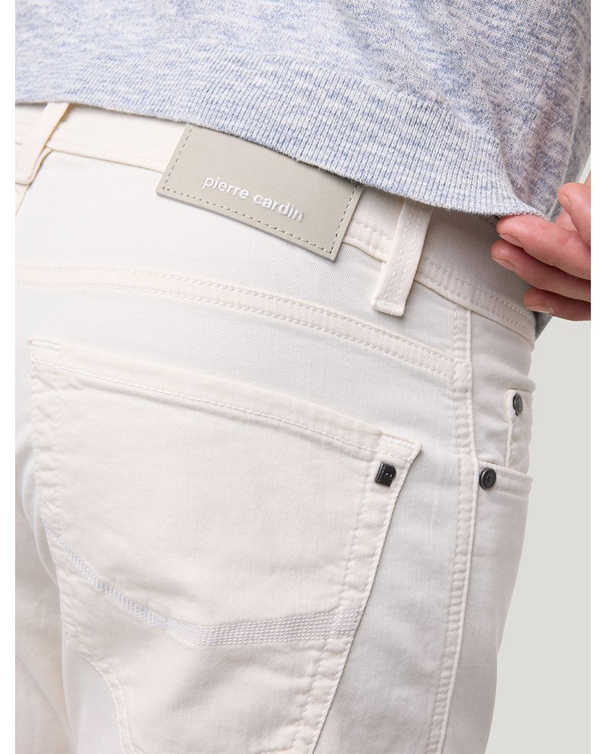 Pierre Cardin pantalon 5-p PC-Lyon creme katoen