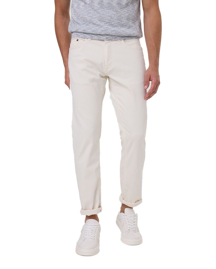Pierre Cardin pantalon 5-p PC-Lyon creme katoen