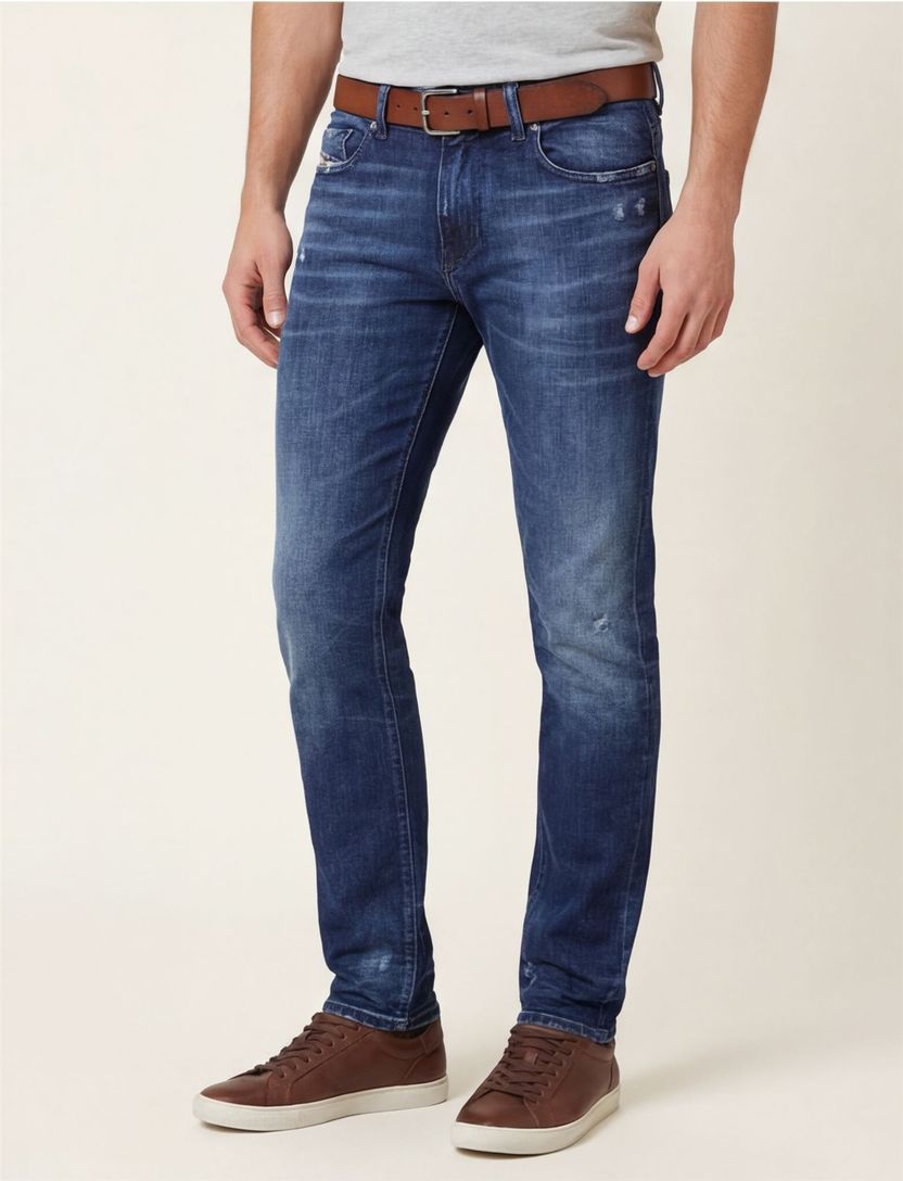 Diesel jeans 5-pocket Sleenker denim blauw