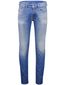 Diesel Sleenker jeans blauw effen denim slim fit
